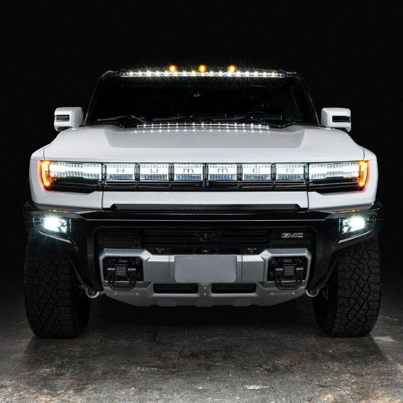 Hummer EV Light Bar Mount Kit - Roof - ORACLE Lighting - Curved 50 inch - Black - `22-`24